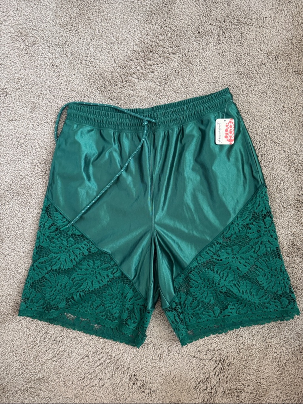 FREE PEOPLE Roster Shorts in Heritage Green Sz M NWT $68 - Picture 4 of 7